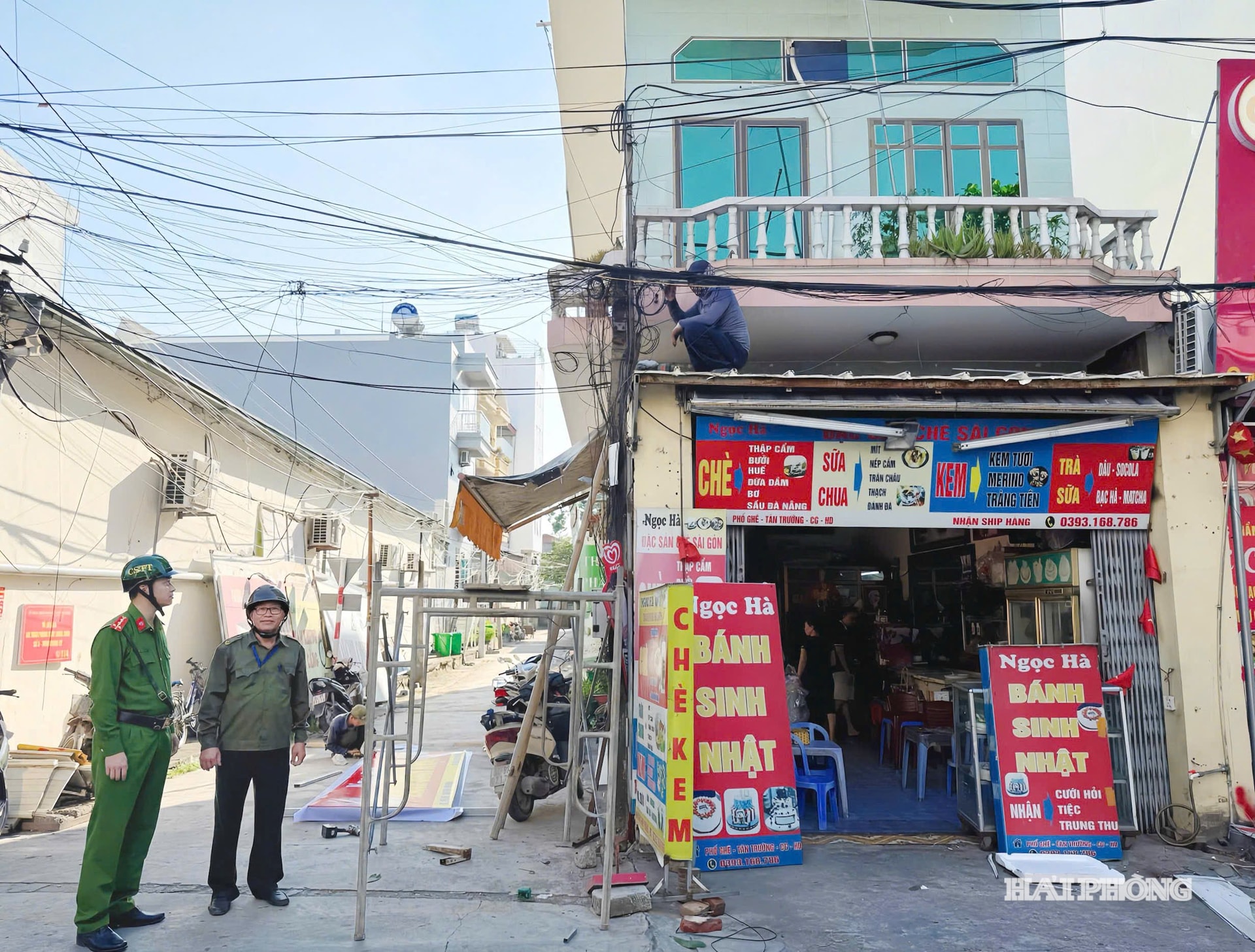 Đường hè thông thoáng ở xã Mao Điền